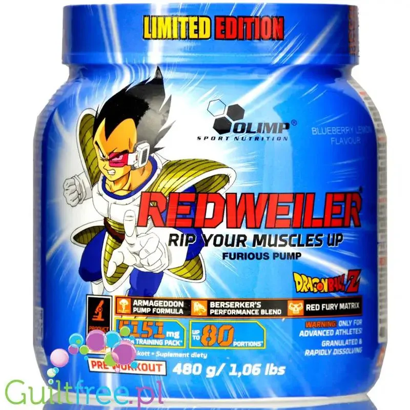Olimp Redweiler Blueberry Madness 480g preworkout