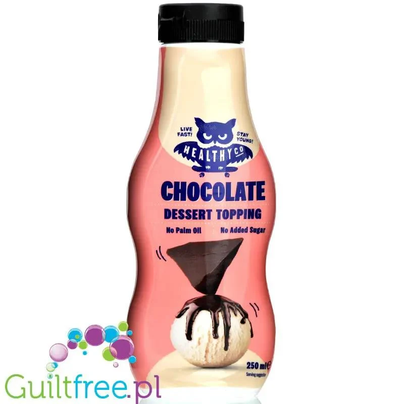 HealthyCo Chocolate Topping - gęsta polewa czekoladowa bez dodatku cukru