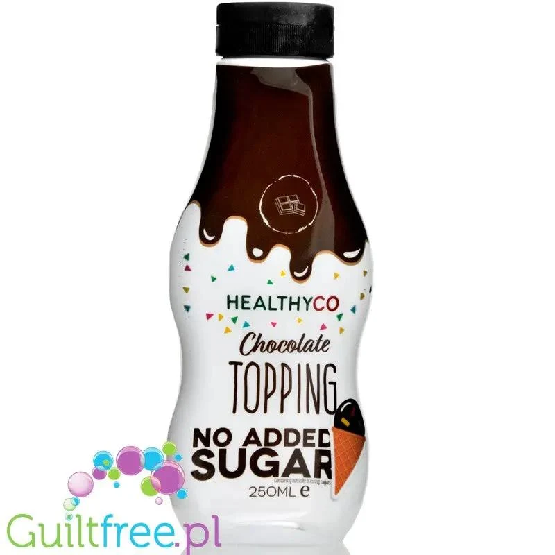 HealthyCo Chocolate Topping - gęsta polewa czekoladowa bez dodatku cukru