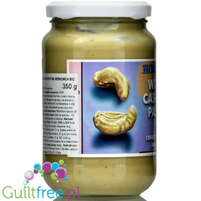 Horizon BIO białe masło z surowych nieprażonych nerkowców, raw cashew 100%