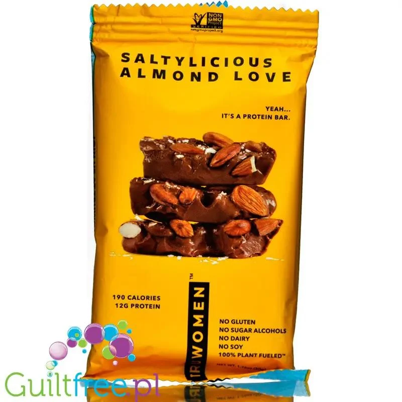 TRUBAR Saltylicious Almond Love - wegański baton proteinowy bez soi, glutenu i słodzików