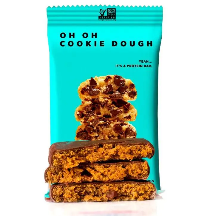 TRUBAR Oh Oh Cookie Dough - ciasteczkowy wegański baton białkowy bez glutenu, soi i słodzików