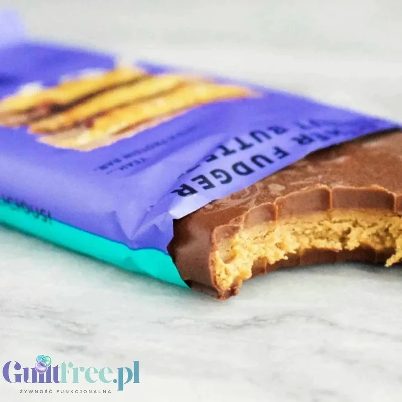 TRUBAR Smother Fudger Peanut Butter - wegański baton białkowy bez glutenu soi i słodzików
