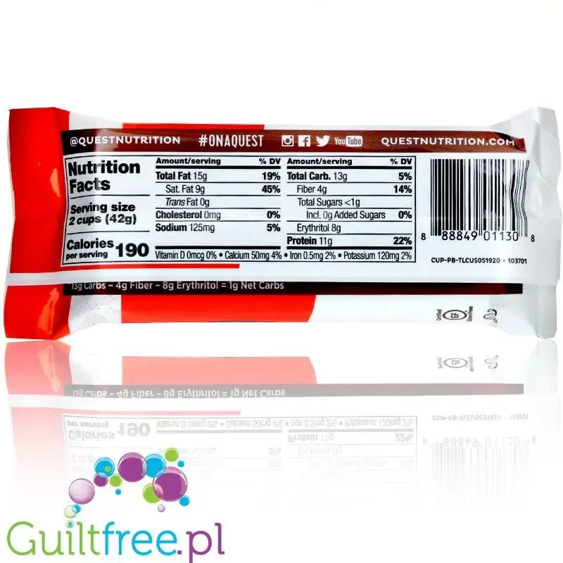 Quest Peanut Butter Cups - keto miseczki z maslem orzechowym