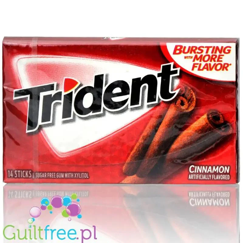 Trident Cinnamon - guma do żucia bez cukru, z ksylitolem