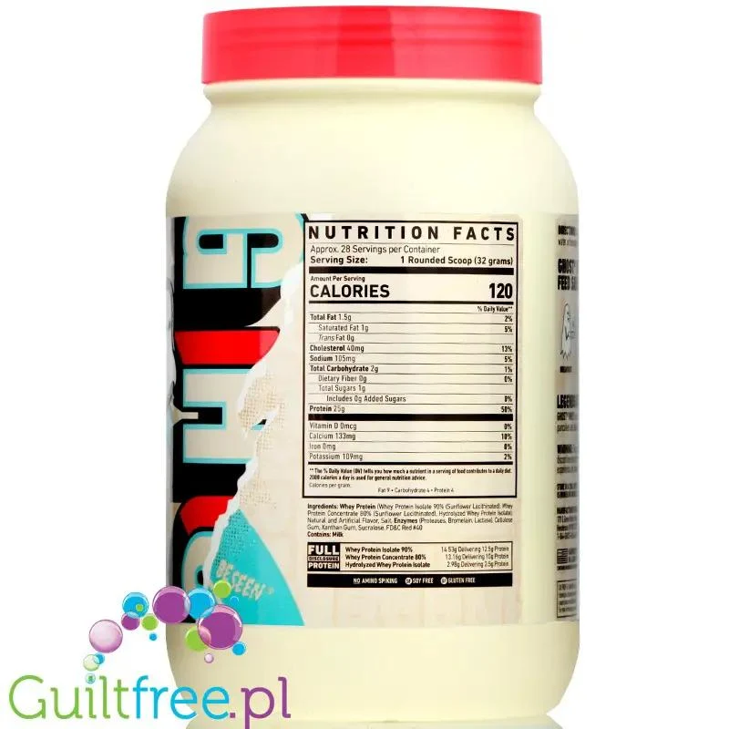Ghost 100% Whey Fruity Cereal Milk - odżywka białkowa z WPI, WPH i kompleksem enzymów