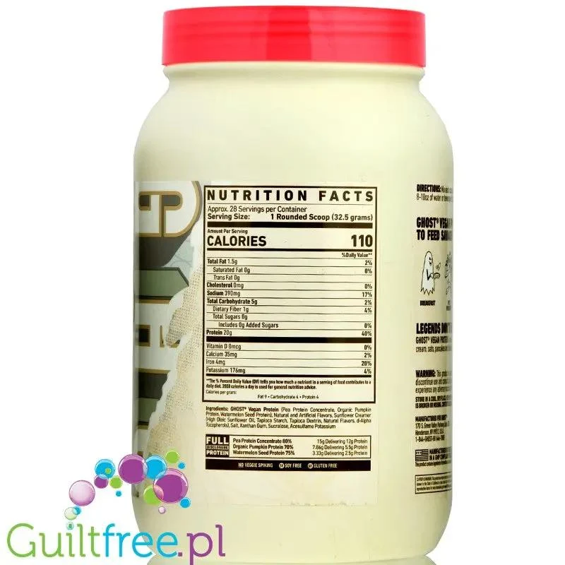 Ghost Vegan Protein Pancake Batter - wegańska odżywka białkowa bez soi i glutenu