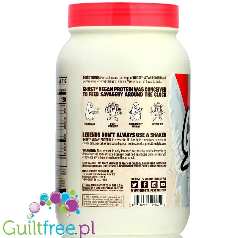 Ghost Vegan Protein Pancake Batter - wegańska odżywka białkowa bez soi i glutenu