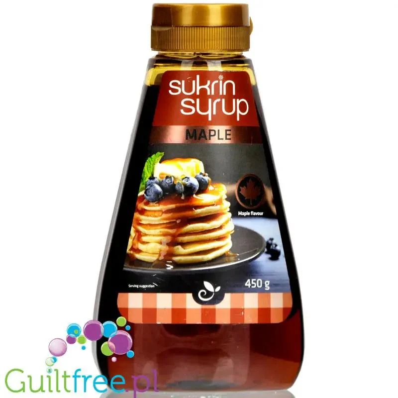 Sukrin Syrup Maple - gęsty syrop słodzący low carb, 50% błonnika