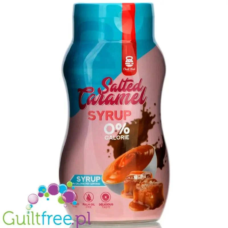 Cheat Meal Salted Caramel 500ml - syrop zero bez cukru i bez tłuszczu, Słony Karmel