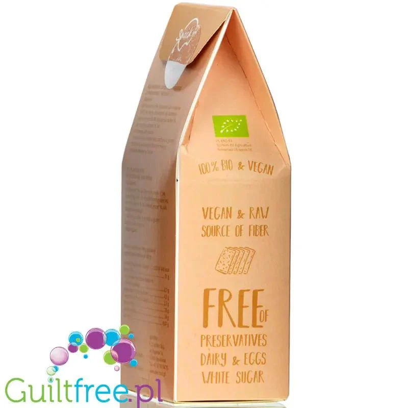 Diet Food Raw Flax Crackers bio krakersy lniane- z pomidorami i papryką, 5g węglowodanów