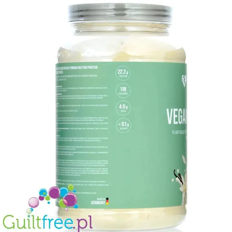 Women's Best Vegan Protein Vanilla - wegańska odżywka białkowa dla kobiet bez soi i glutenu