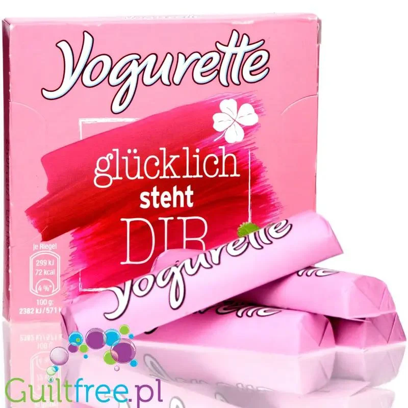 Yogurette Erdbeeren (CHEAT MEAL) - batonik czekoladowy z masą jogurtową z truskawkami