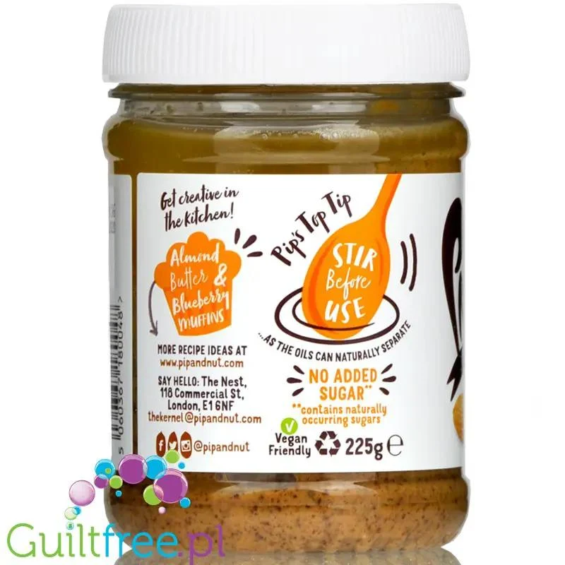 Pip & Nut Smooth Almond gładkie masło migdałowe