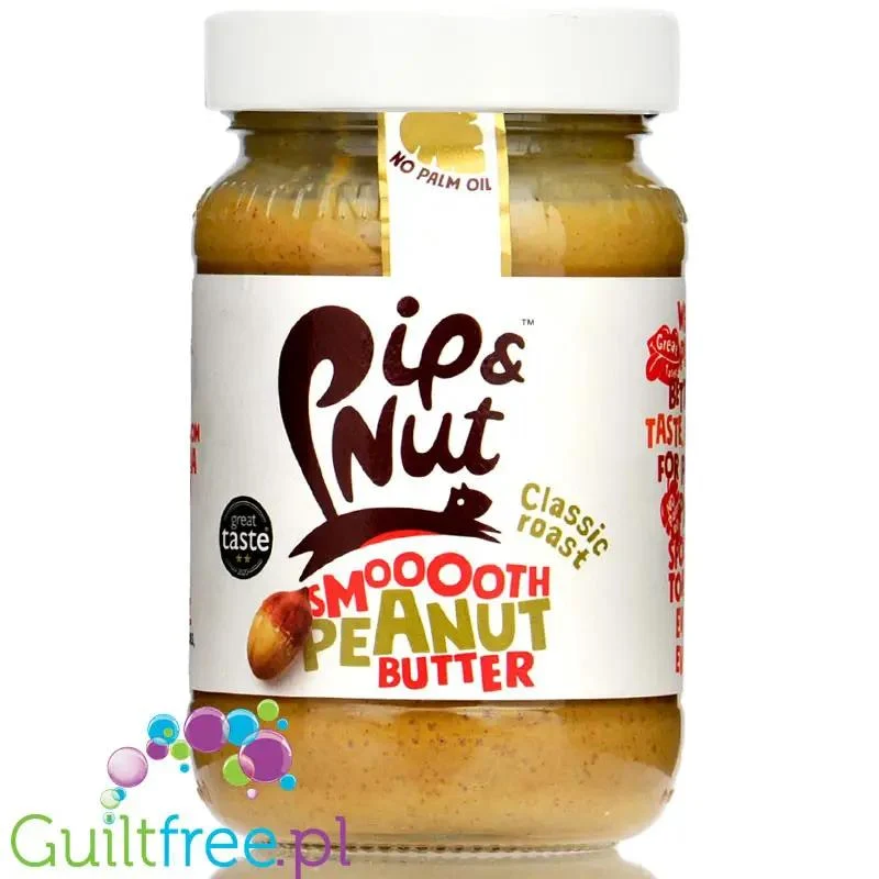 Pip & Nut Smooth Peanut - gładkie masło orzechowe