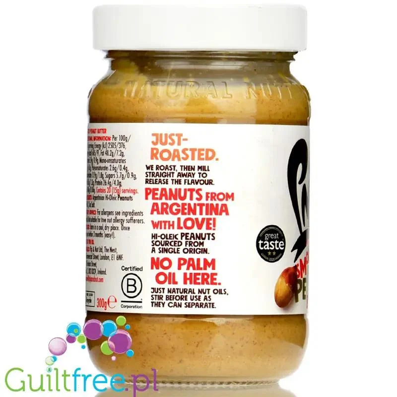 Pip & Nut Smooth Peanut - gładkie masło orzechowe
