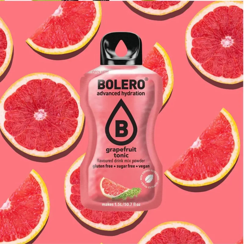 Bolero Drink Grapefruit Tonic - napój instant w saszetce ze stewią, na 1,5L