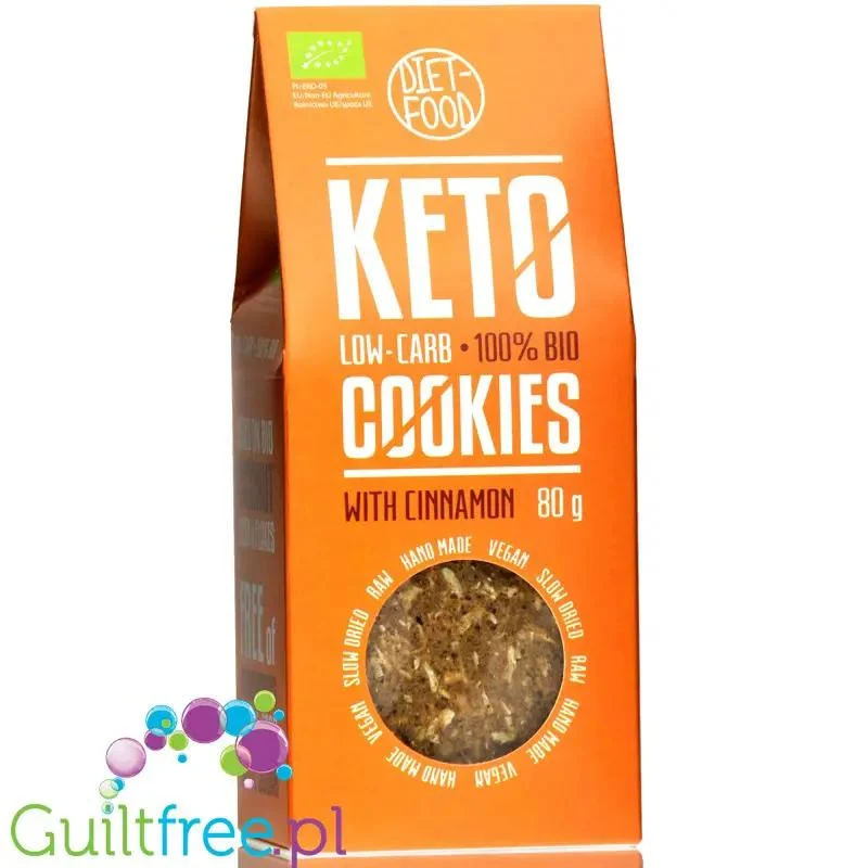 Diet Food Keto Cookies Bio Cinnamon - ketogeniczne ciasteczka cynamonowe