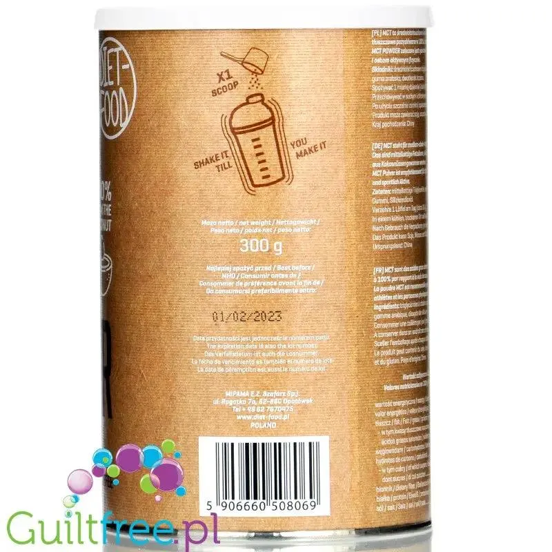 Diet Food Olej kokosowy MCT w proszku 300g