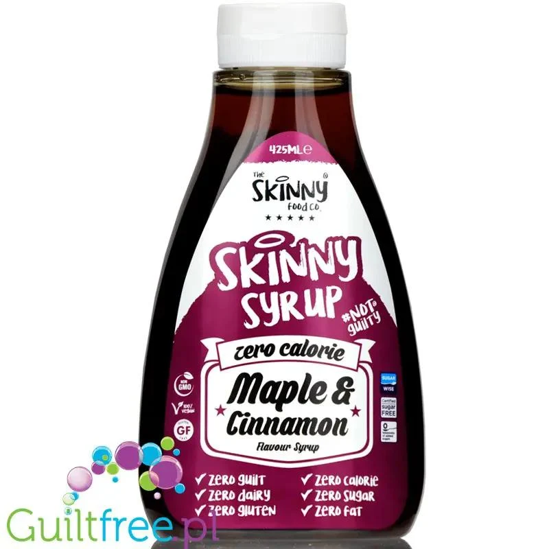Skinny Food Maple Cinnamon - syrop zero kalorii o smaku klonowo-cynamonowym