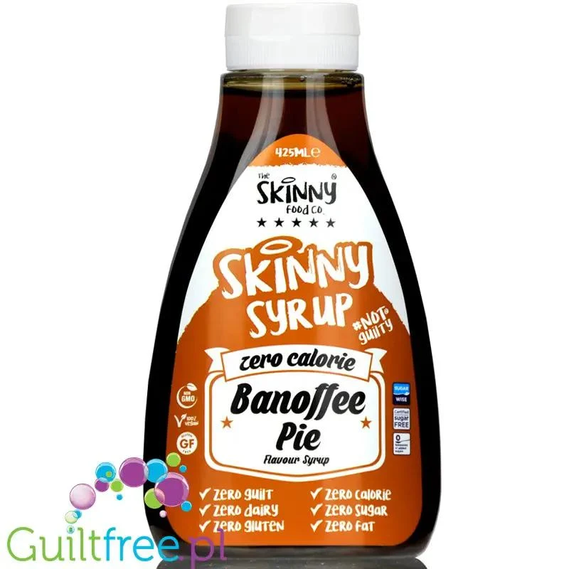 Skinny Food Banoffee - syrop zero kalorii o smaku bananowo-tofi