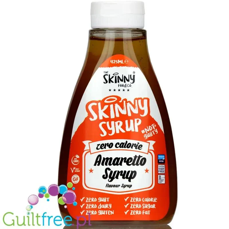 Skinny Food Amaretto - syrop zero kalorii o smaku likieru amaretto