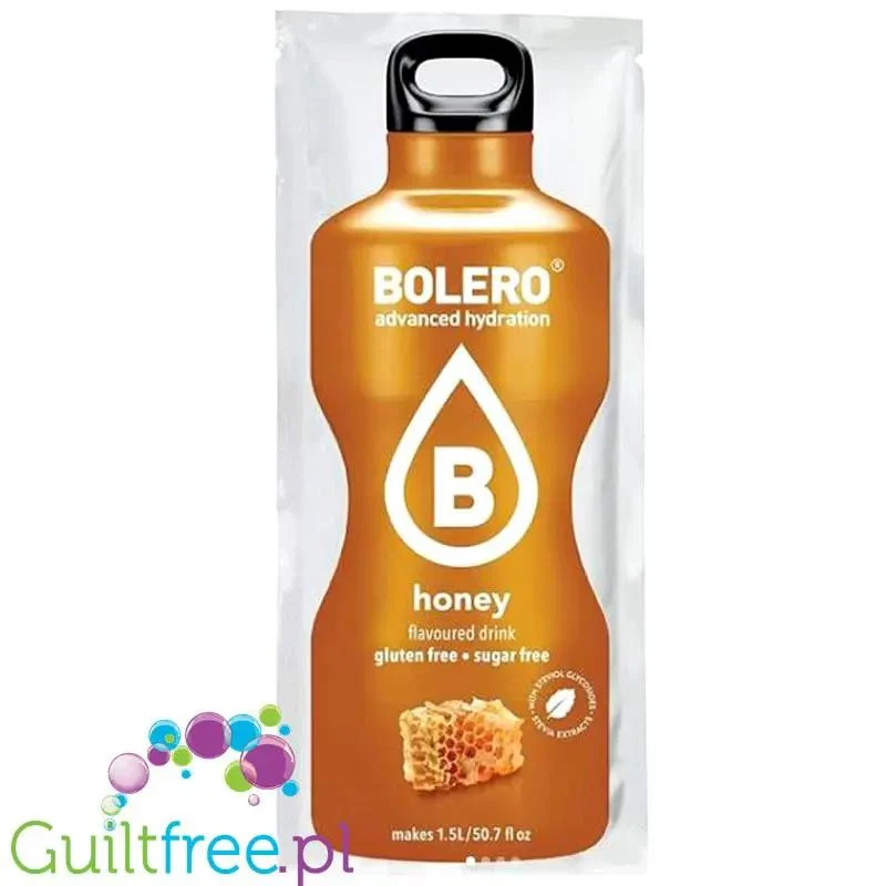Bolero Drink Honey 9g - napój instant w saszetce ze stewią, smak Miodowy
