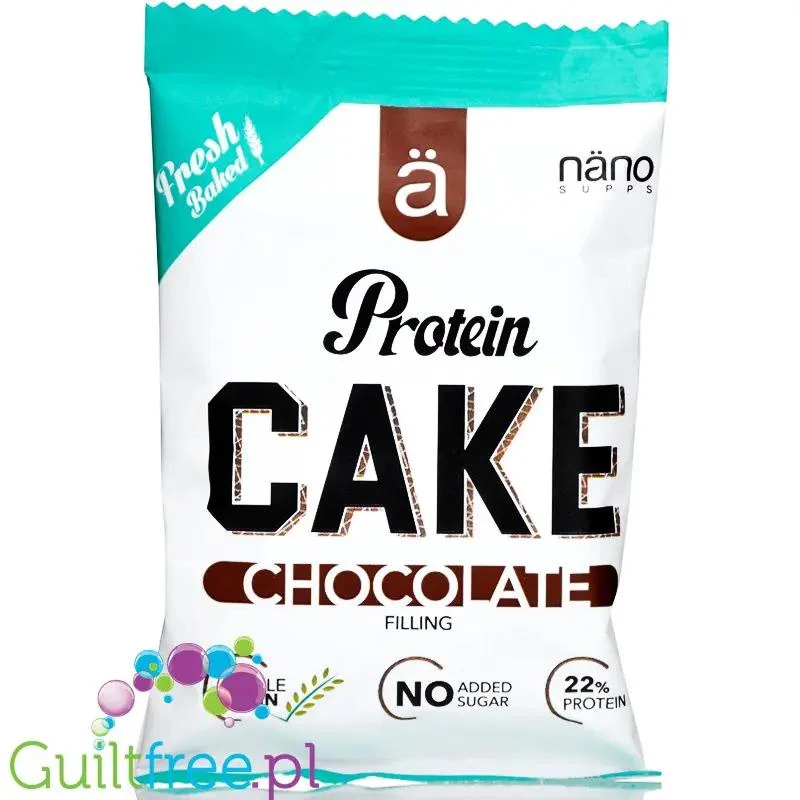 Nano Ä Protein Cake Chocolate - biszkopt proteinowy z nadzieniem czekoladowym