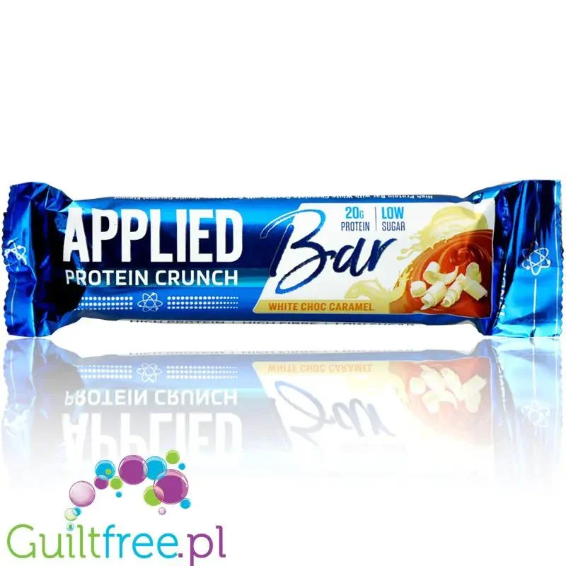 Applied Protein Crunch White Choc Caramel - baton proteinowy Biała Czekolada & Karmel