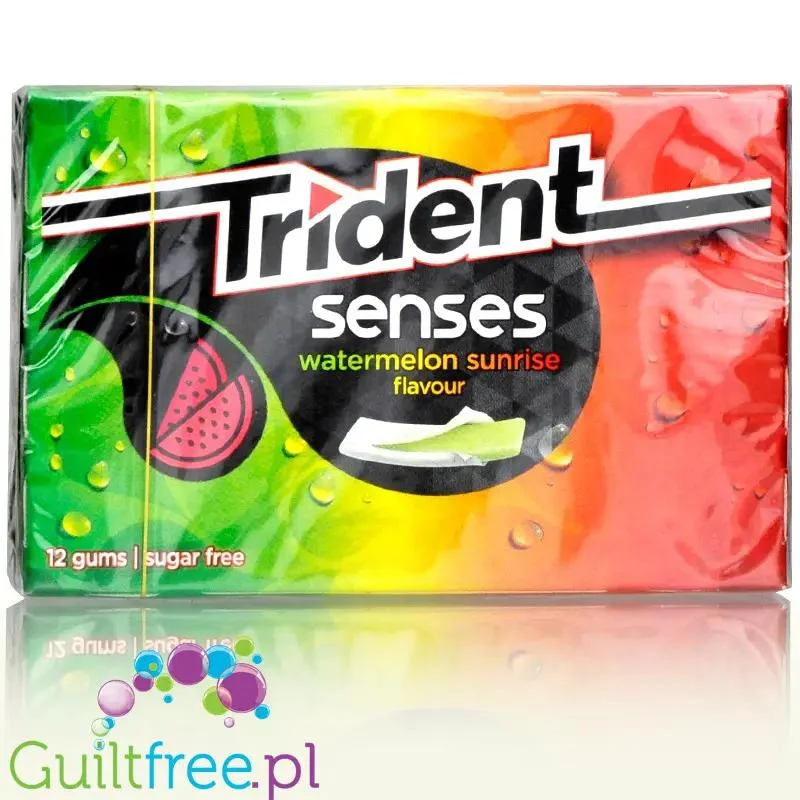 Trident Senses Watermelon Sunrise guma do żucia bez cukru