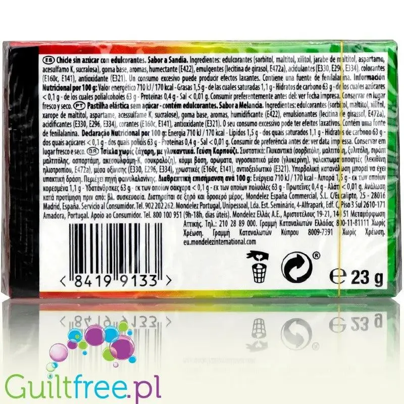 Trident Senses Watermelon Sunrise guma do żucia bez cukru