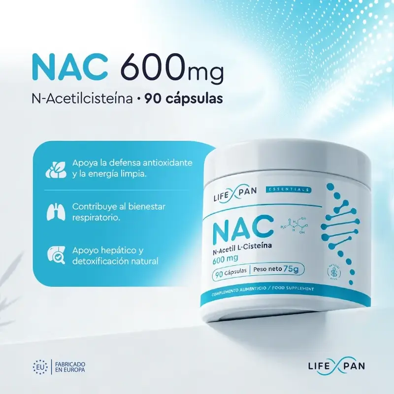 Lifexpan Nac 600 Mg N-Acetylcysteine , 90 capsules