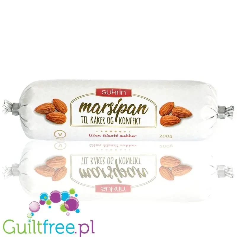Sukrin Marzipan 200g - marcepan w czekoladzie bez cukru ze stewią i erytrolem