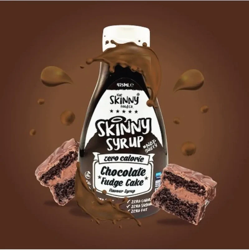 Skinny Food Chocolate Fudge Cake - syrop zero kalorii (Ciasto Czekoladowe)