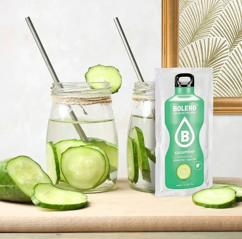 Bolero Drink Cucumber - napój instant w saszetce ze stewią, na 1,5L