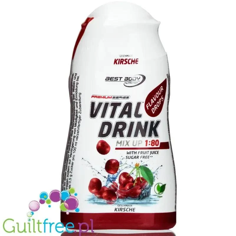 Vital Drink Wiśnia skoncentrowany smacker do wody z witaminami