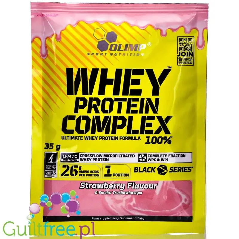 Olimp Whey Protein Complex Truskawka, saszetka