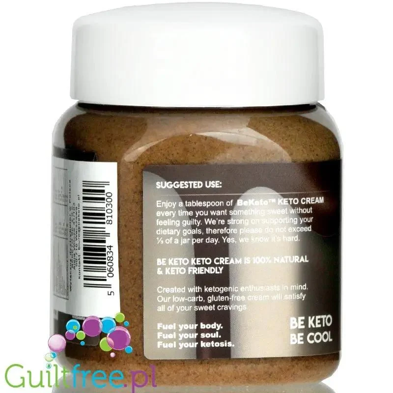BeKeto Keto Krem™ Orzech Laskowy - krem laskowo-kokosowy z MCT