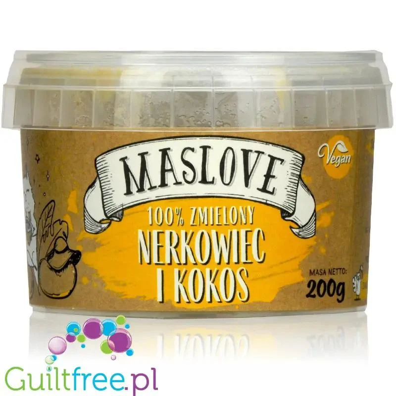 Maslove Coconut & Cashew - masło nerkowcowe z kokosem