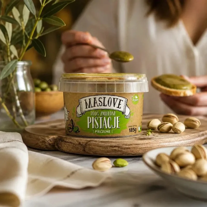 Maslove masło z pieczonych pistacji 100%