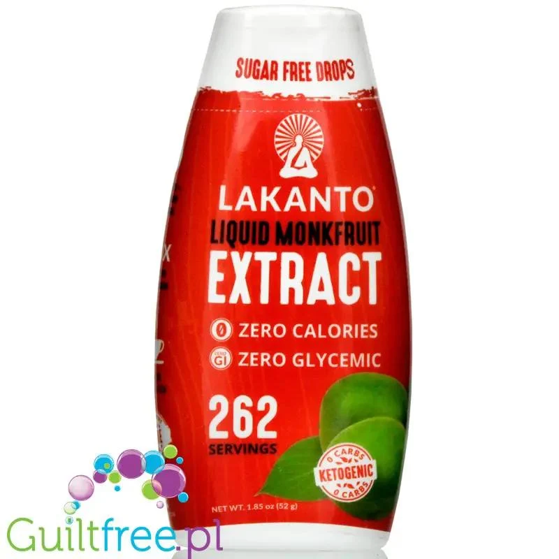 Lakanto Liquid Monk Fruit Extract - słodzik w kroplach