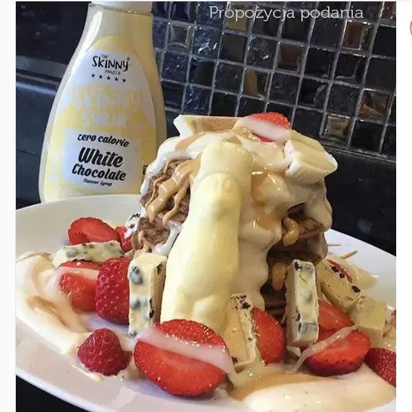 Skinny Food White Chocolate - najgęstszy syrop zero kalorii Biała Czekolada