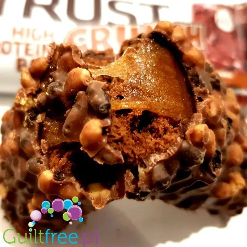 USN Trust Crunch Fudge Brownie - chrupiący baton białkowy z masą karmelową