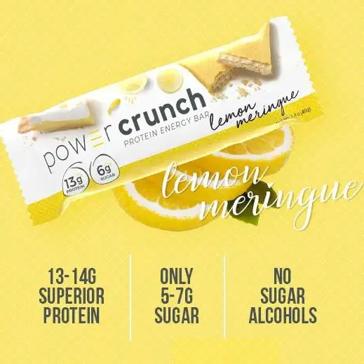 Power Crunch Lemon Meringue wafelek proteinowy z kremem (Cytryna & Śmietanka)