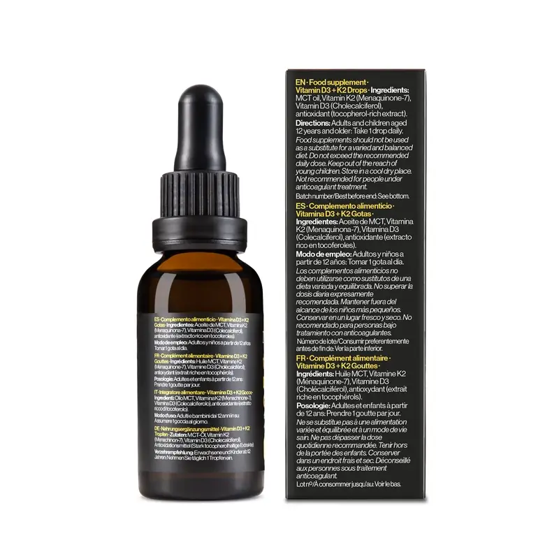 Zenement Vitamin D3 + K2 Drops, 50 ml