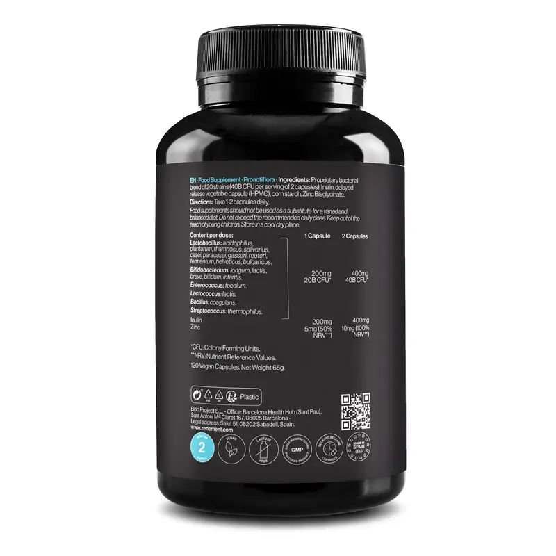 Zenement Proactiflora, 120 vegan capsules