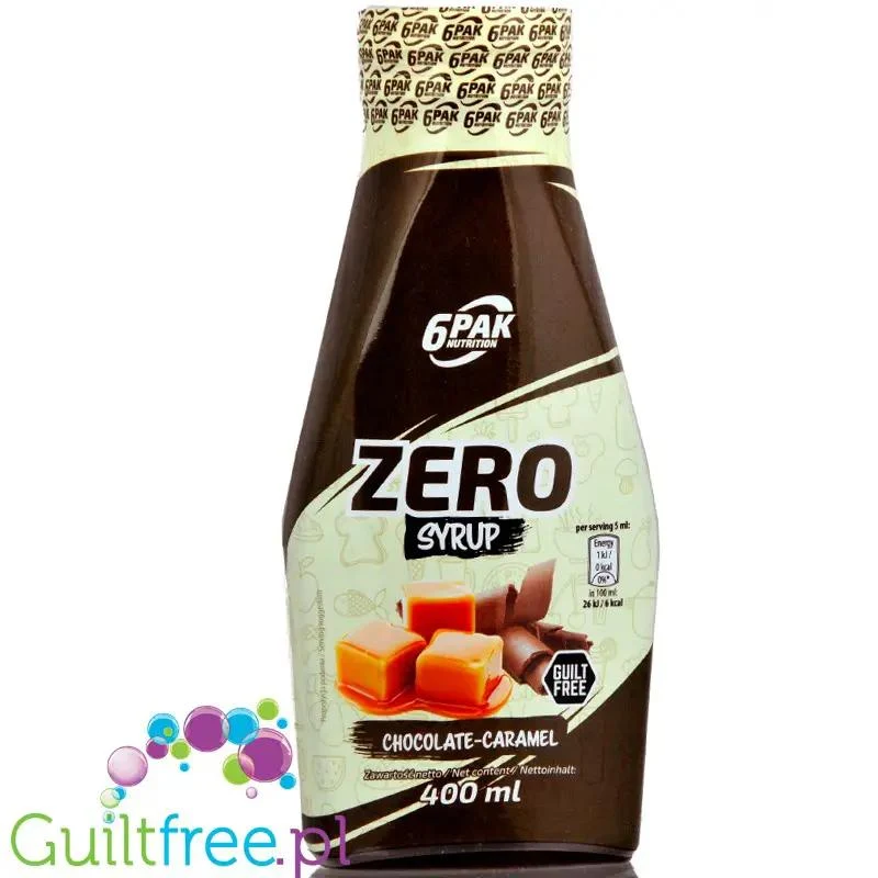 6Pak Zero Sauce Chocolate & Caramel - sos czekoladowo-karmelowy