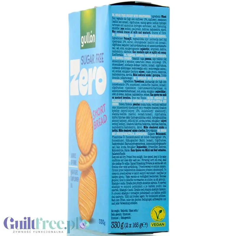 Gullón ZERO Shortbread - herbatniki maślane bez cukru