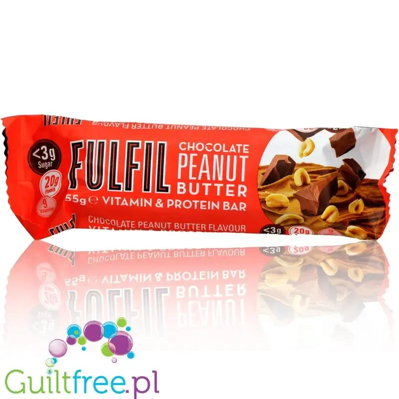 Fulfil Chocolate & Peanut Butter - baton białkowy z witaminami dla sportowców