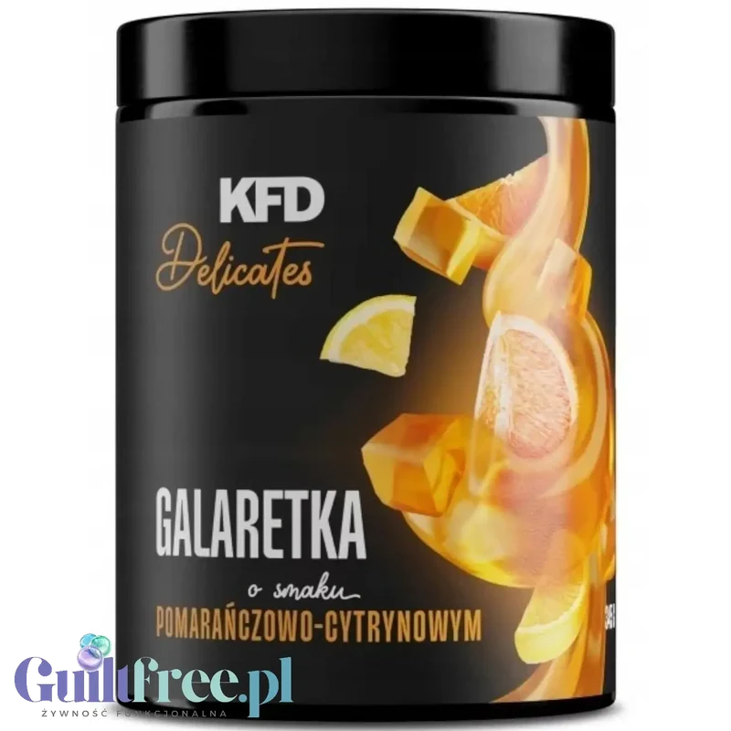 KFD Galaretka Pomarańcza & Cytryna, dietetyczna galaretka 50 porcji x 18kcal